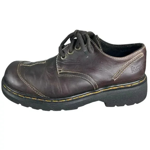 Vintage Dr. Marten’s Unisex Made In England Chunky Oxfords Size UK 8 US M 9 W 10